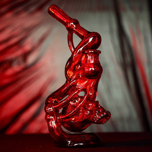 Warwick Glass - Red Skullcycler