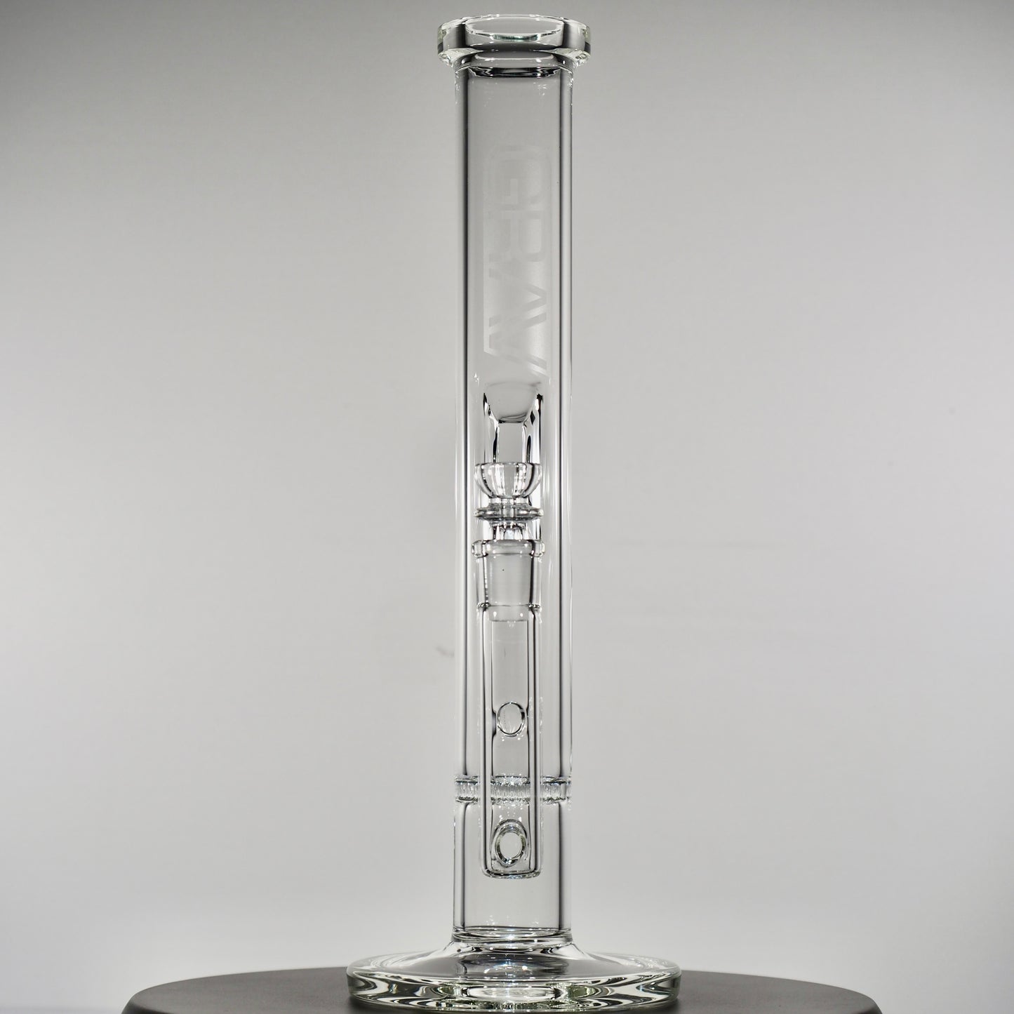 GRAV Honeycomb Tube Bong w/Clear Straight Base