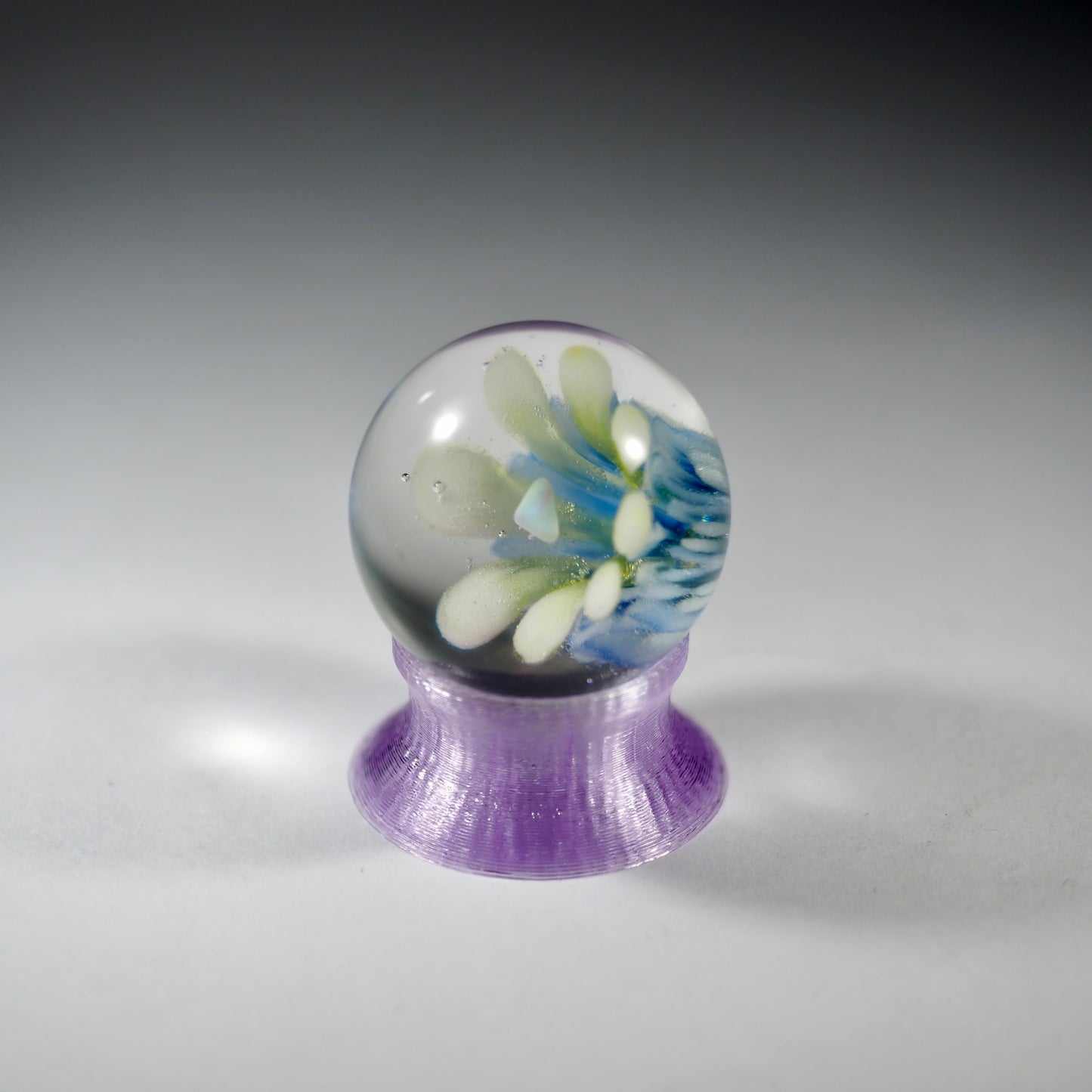 Flower Marble with floating Opal