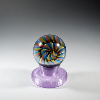 Blue Spiral Marble (UV)