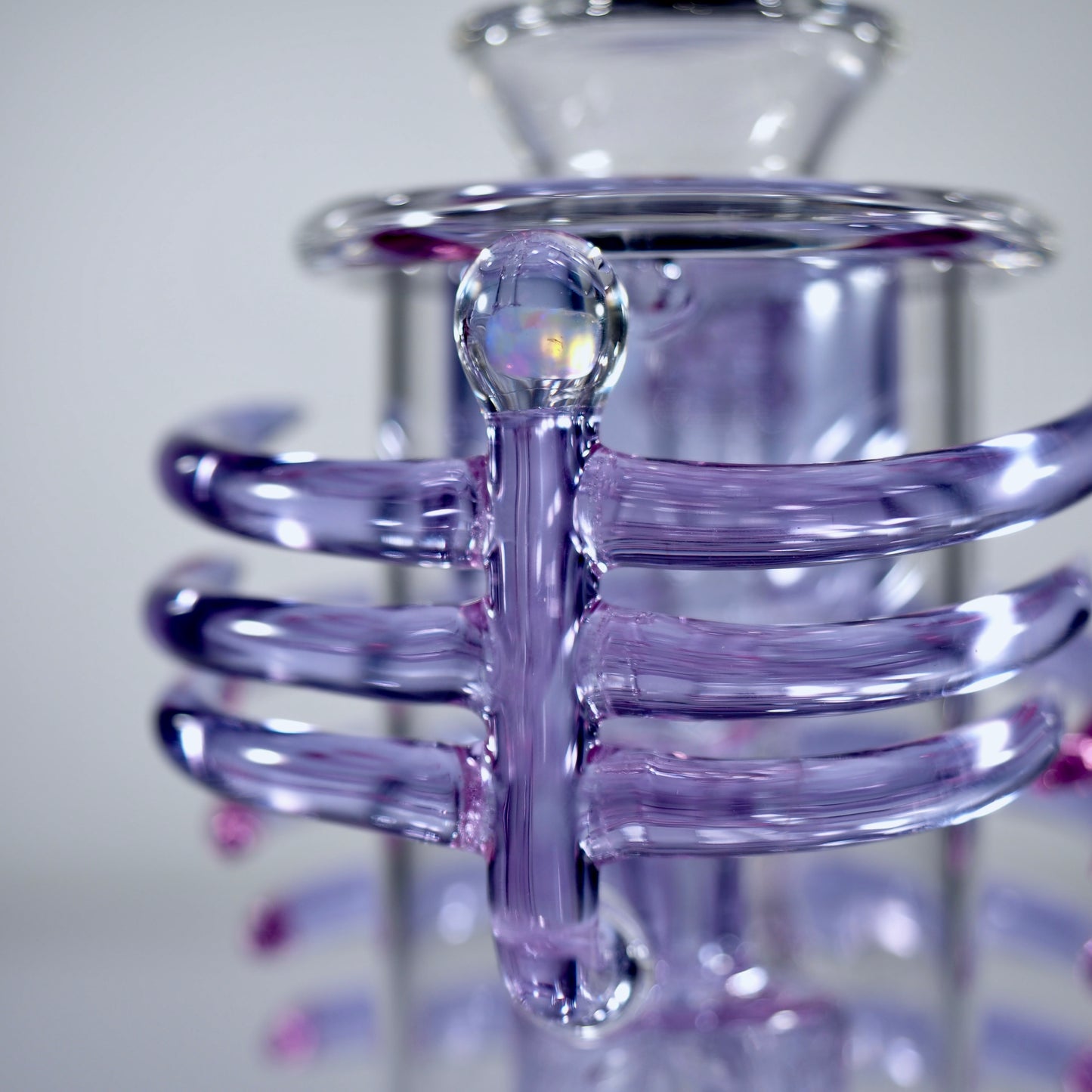 Calibear Horn Torus | 7" Dab Rig - Purple