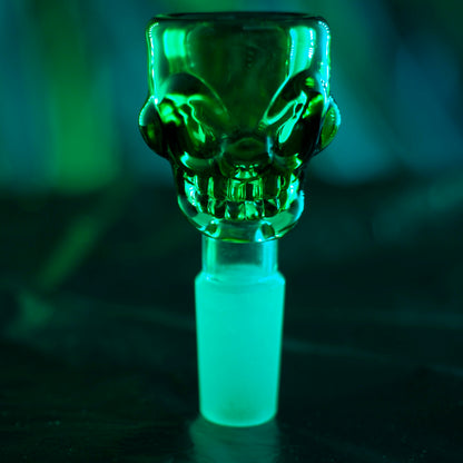 Glass Skull Cone Piece