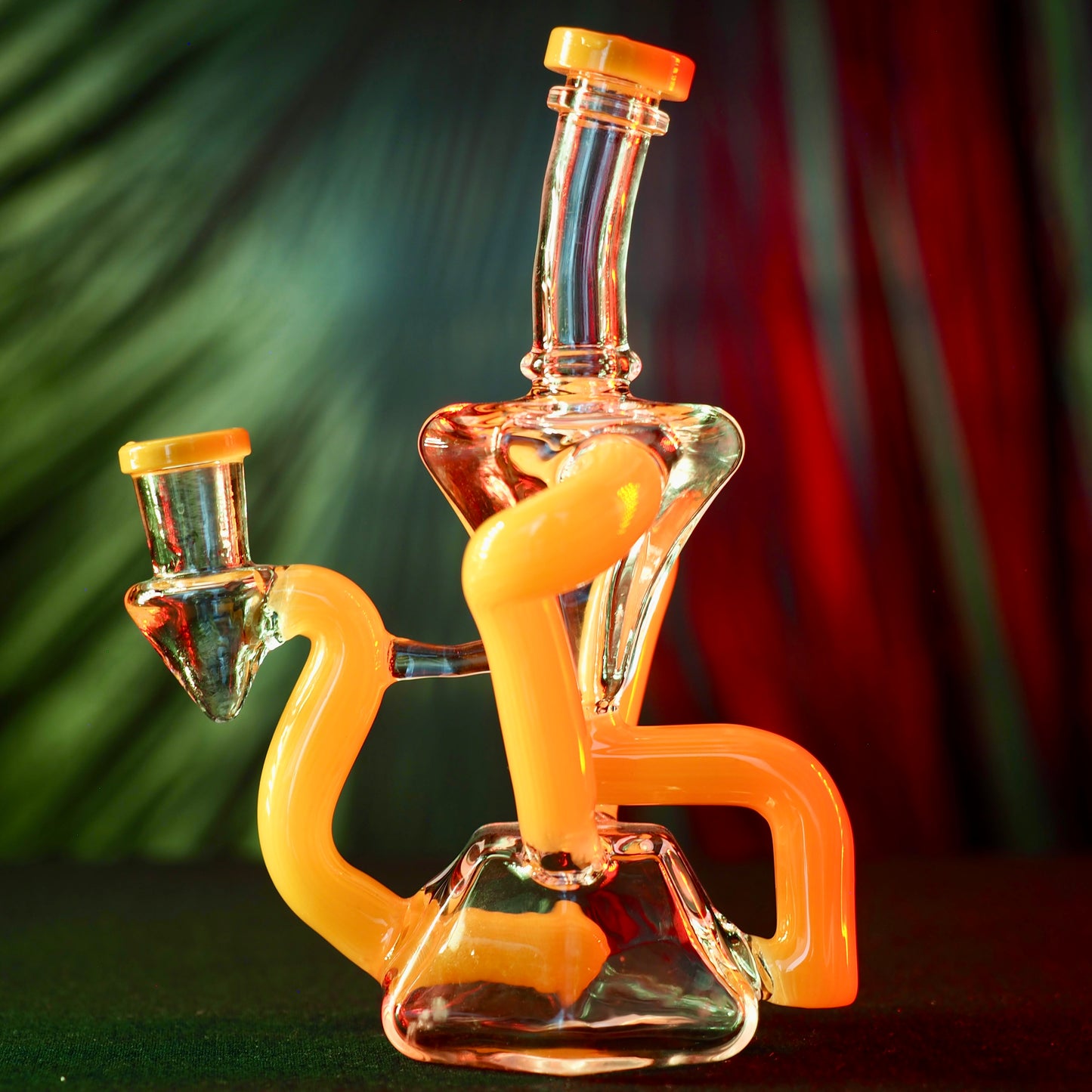 Recycler with 3 hole perc