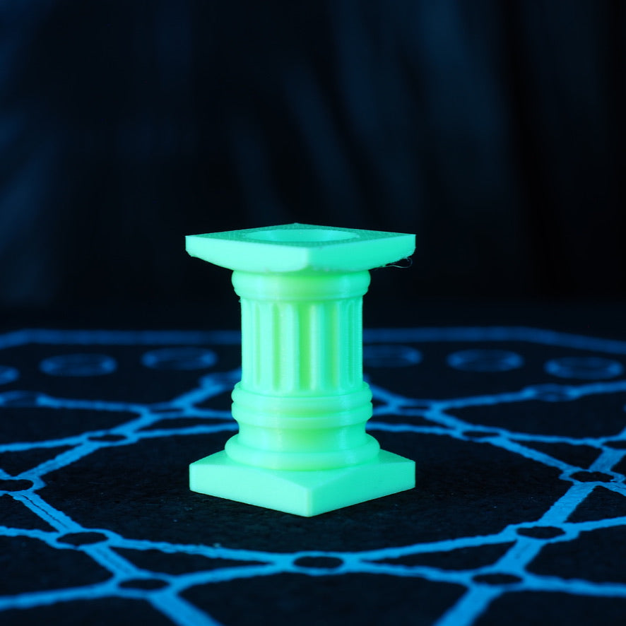 Vices - Roman Column Marble Stands (UV Glow in the dark)