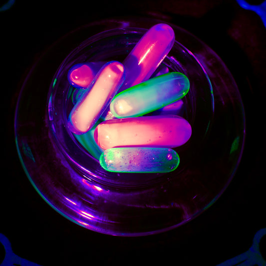 Golovin Glass UV Reactive Pillars