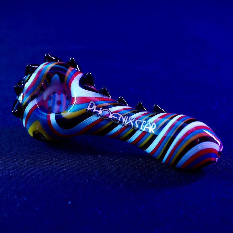 Colour Swirl Glass Hand Pipe