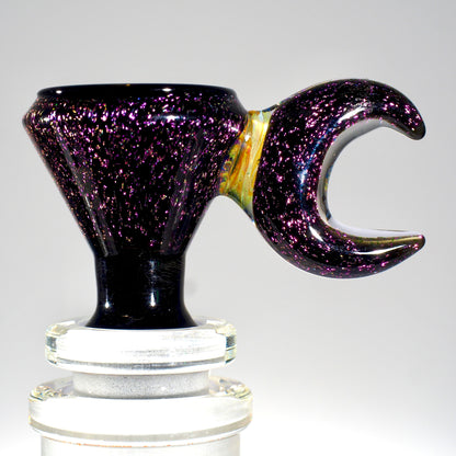 American Northstar glass Bowl with Moon handle