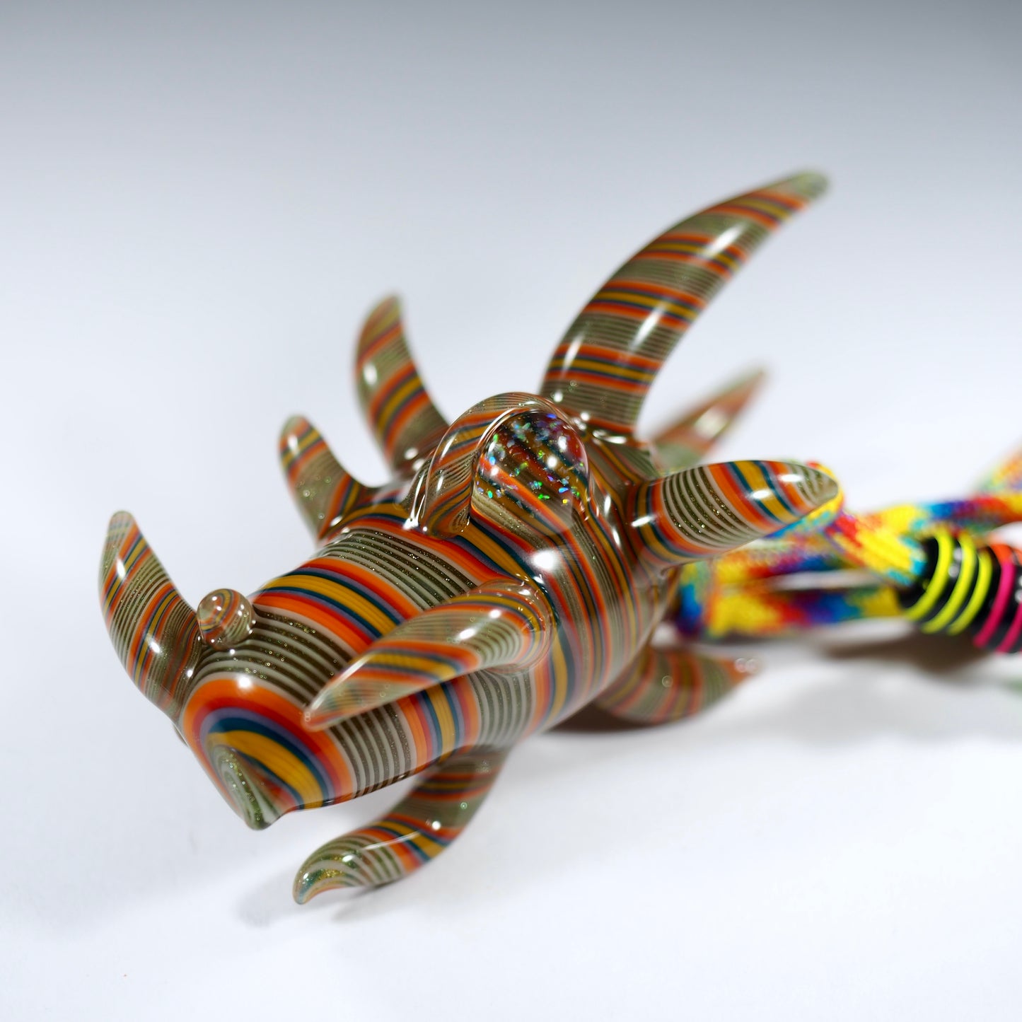 Rainbow Line Work Dragon