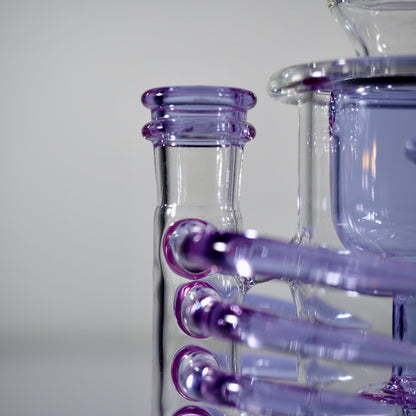 Calibear Horn Torus | 7" Dab Rig - Purple