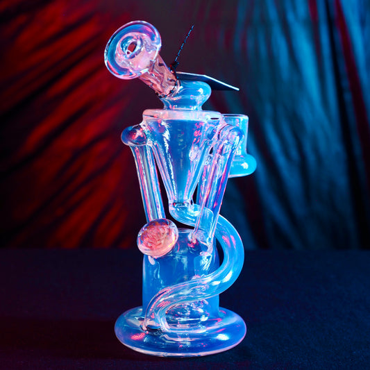 6.5" Recycler Rig with Showerhead Perc