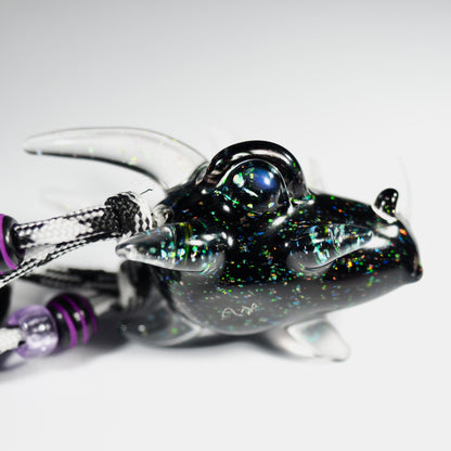 Full Crushed Opal Dragon (Black & Clear)