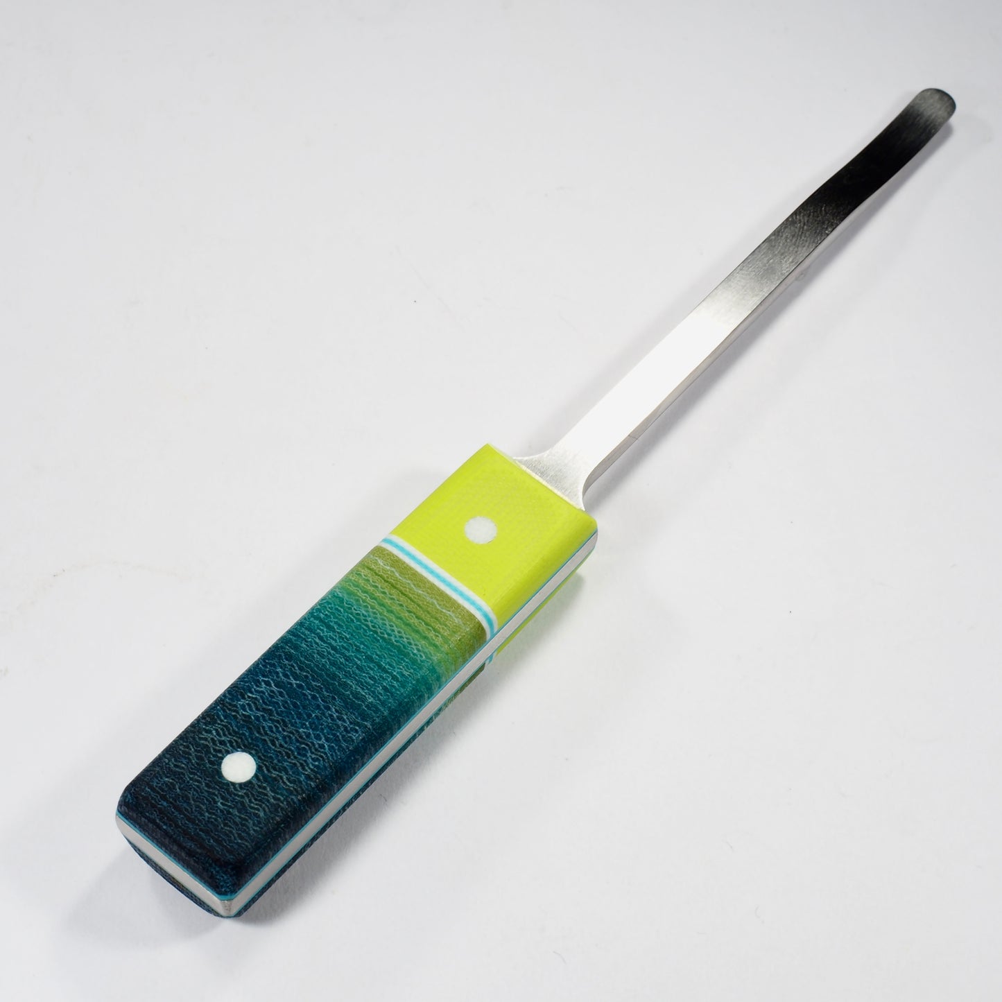 Kal Hooto Creations - The Heady Slim Dab Tool (UV Reactive x Micarta)