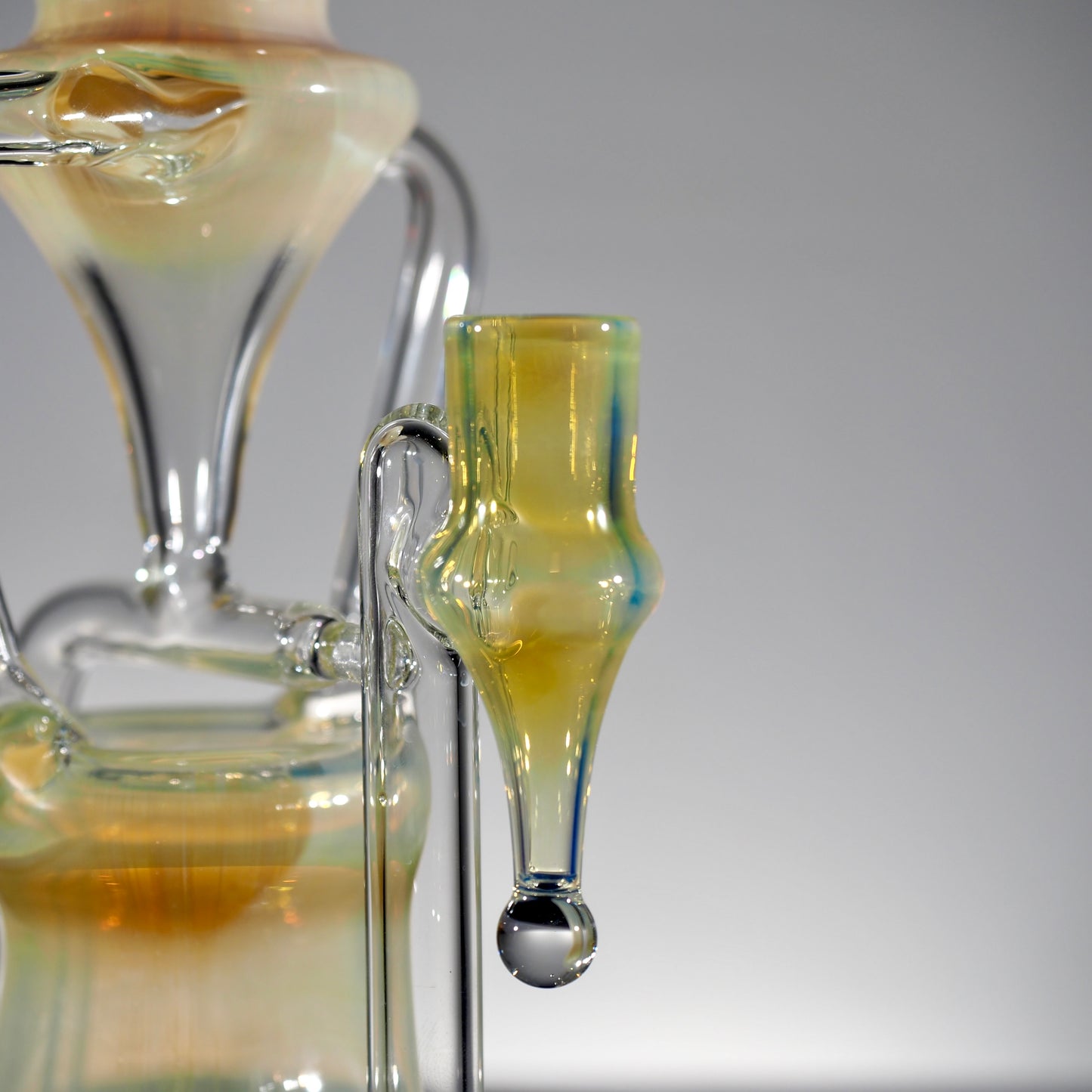Updog Glass - Floating Recycler Silver Fumed