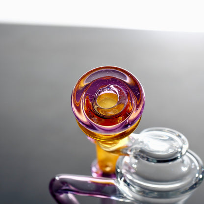 Man Child Glass "Accented Side-Saddle Recycler