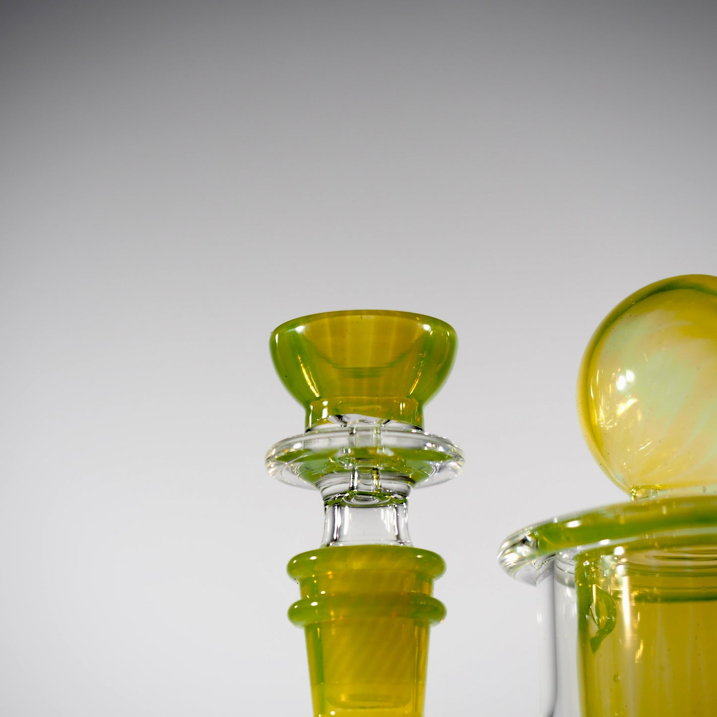 Calibear Kickback Torus Incycler Encased Two Opals W/ Seed of Life Perc