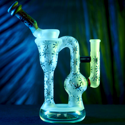 FUNKTION FACTORY - Blue Amber Purple Sandblasted Funkler