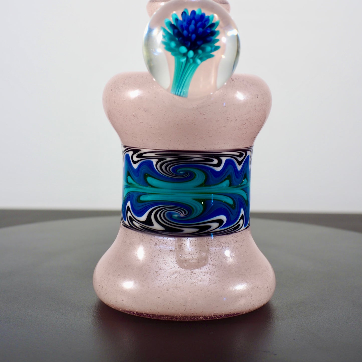 Updog Glass - Lavender Sparkle Rig with wigwags