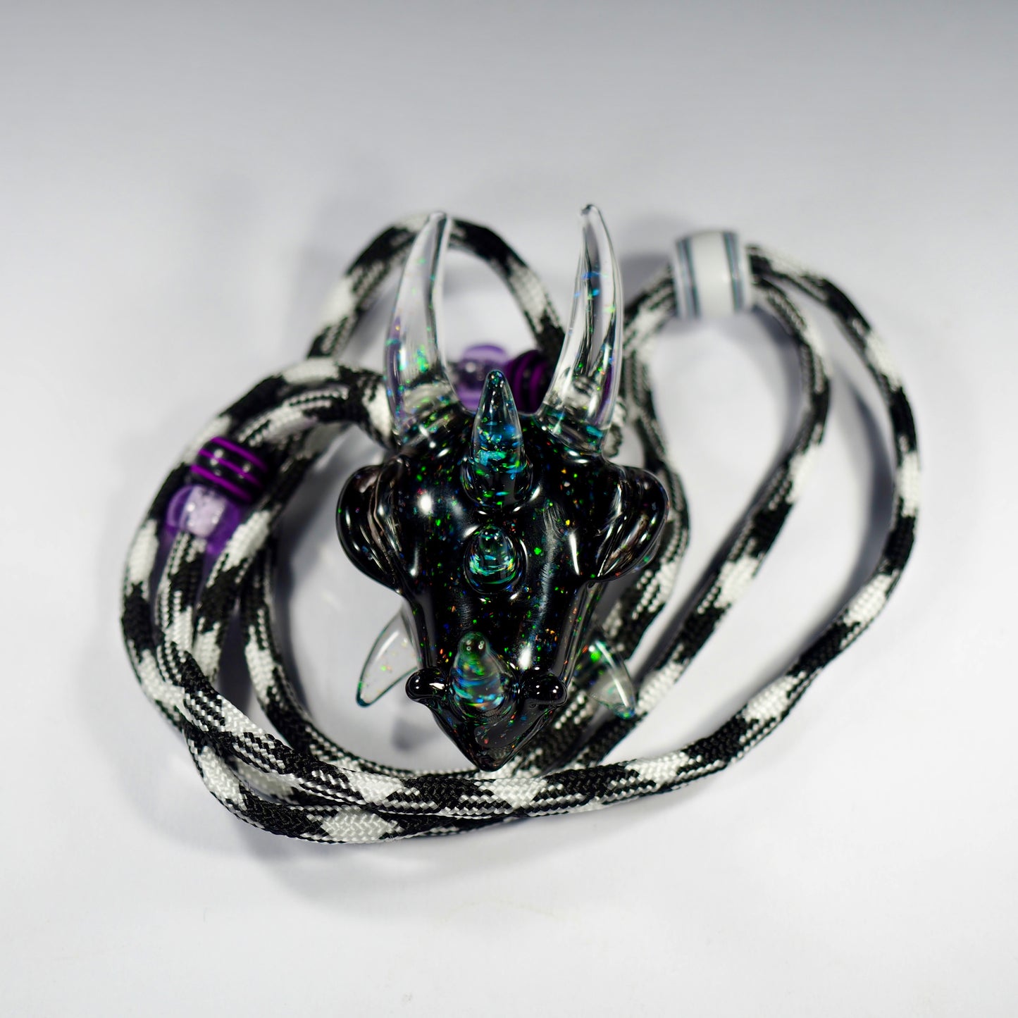 Full Crushed Opal Dragon (Black & Clear)