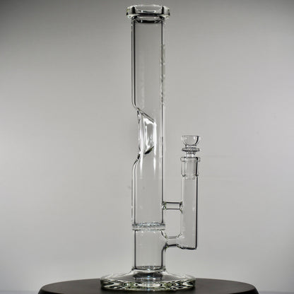 GRAV Honeycomb Tube Bong w/Clear Straight Base