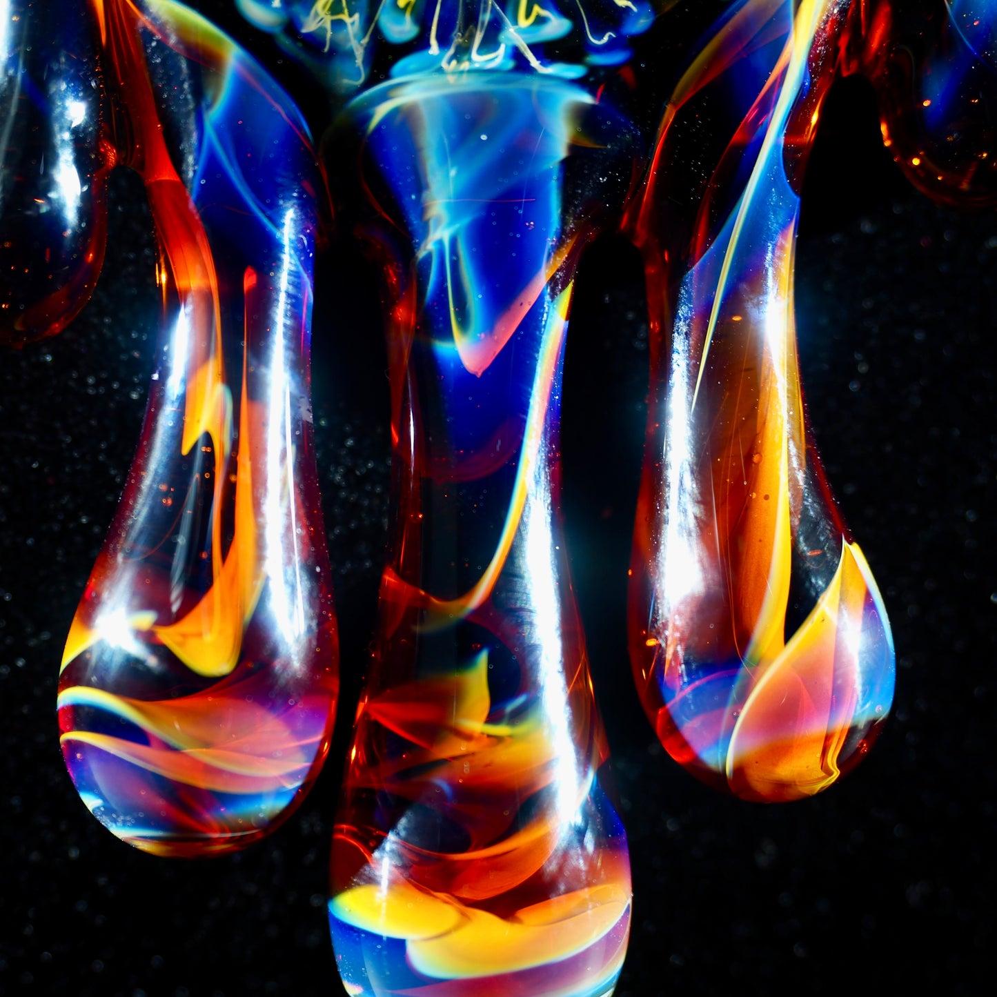 Silver Fume Tech Lokis Lipstick Drip Pendant