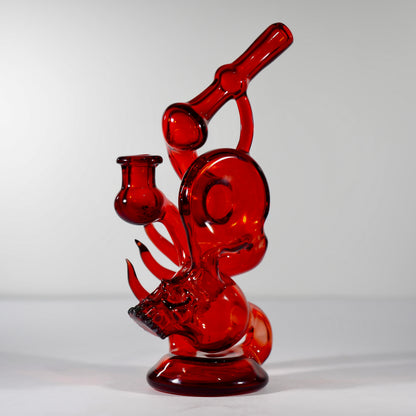 Warwick Glass - Red Skullcycler