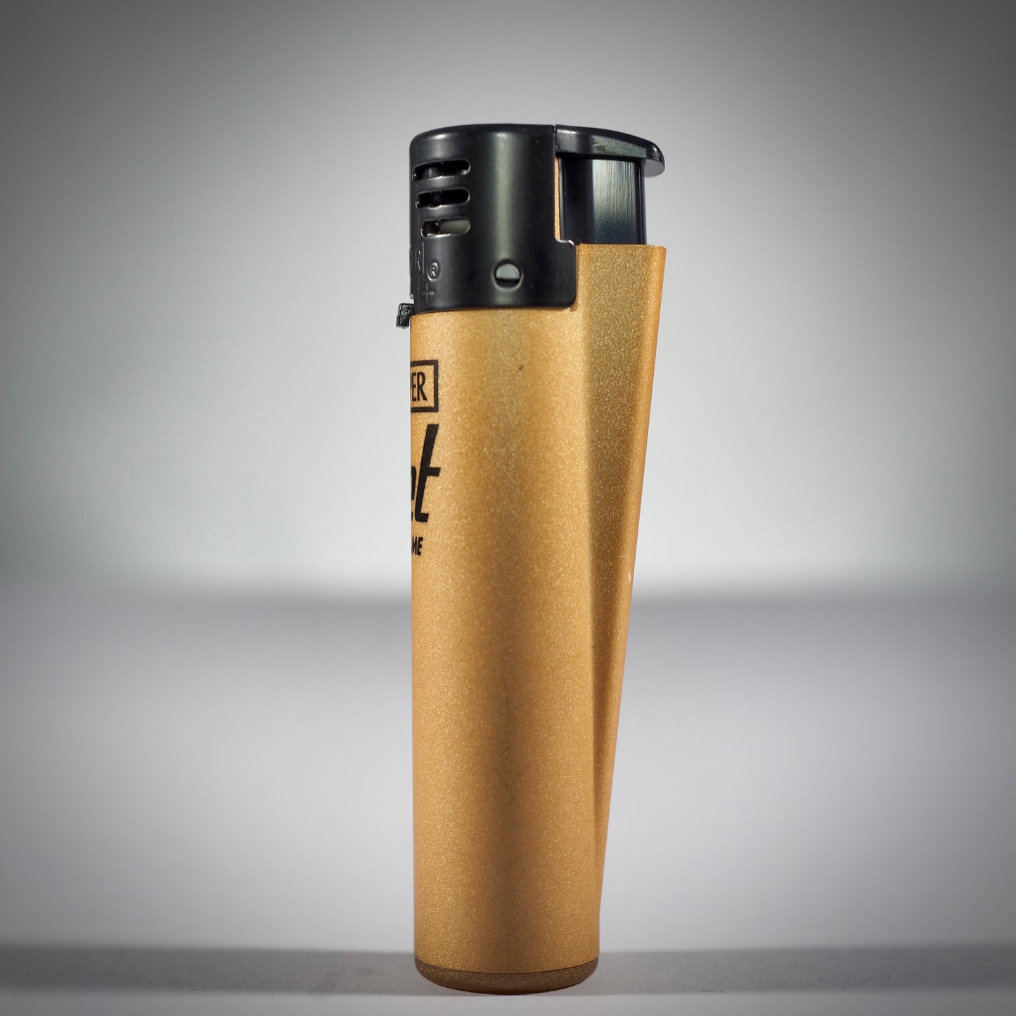 CLIPPER - Jet Lighter - Black/Gold