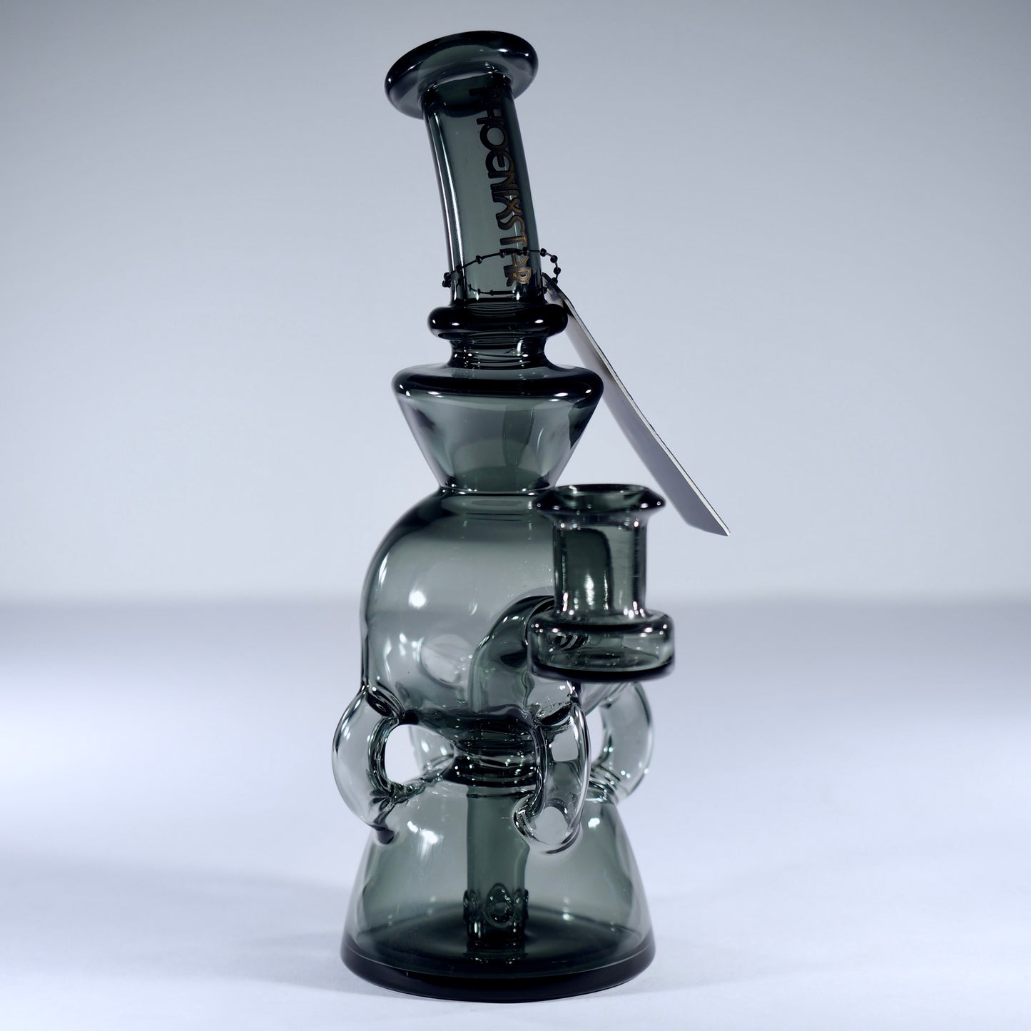 7" 4-Arm Dab Rig with Dual chamber - Black
