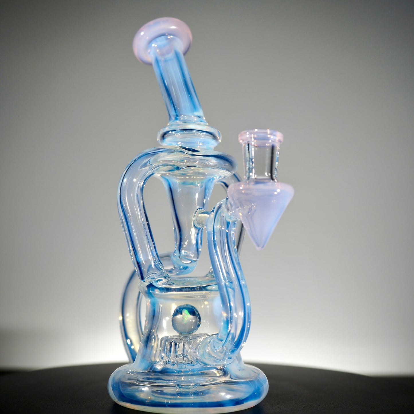 Floating Klein with Egg White Stone