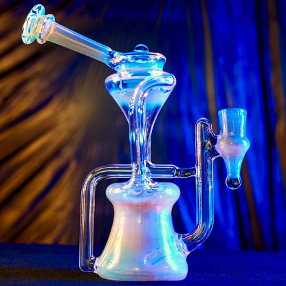 Updog Glass - Floating Recycler Silver Fumed