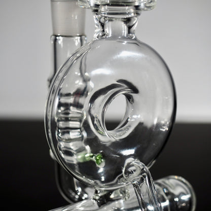 Aleycat Glass - Splatter Donut Recycler
