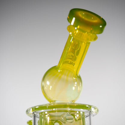 Calibear Kickback Torus Incycler Encased Two Opals W/ Seed of Life Perc