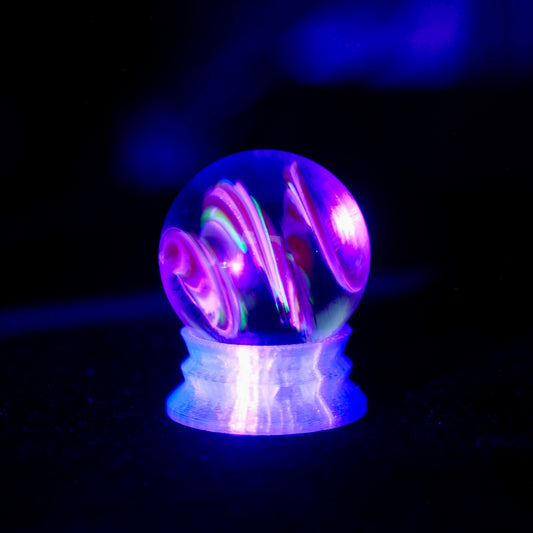 Rainbow Spiral Marble (UV)