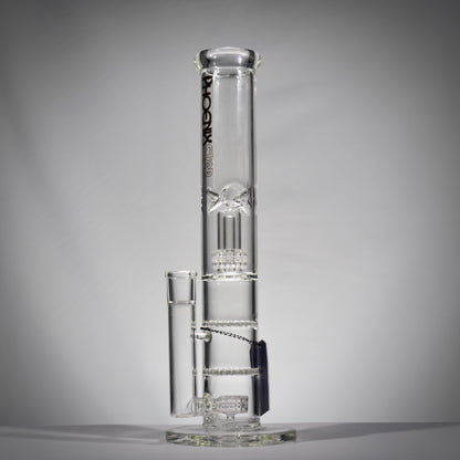 4 Perc Glass Tube Bong