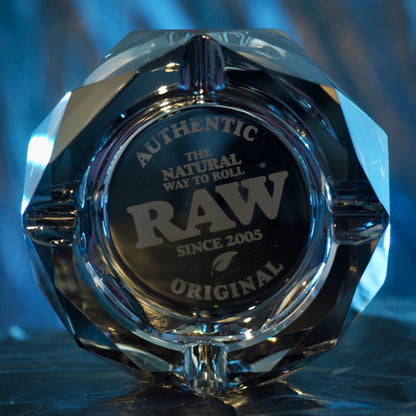 RAW - Prism Glass Ashtray