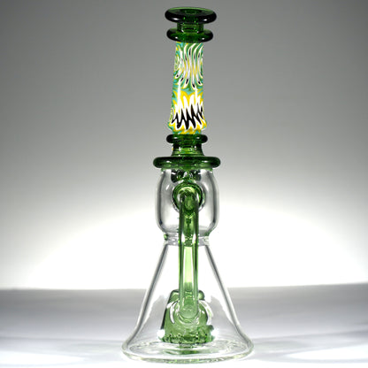 Fab Through Percolator with Wig Wag made from American Northstar Glass 9 inch