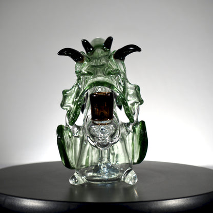 Slurm Snob Glass - Dino Rig Green/Black