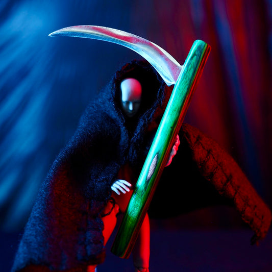Dab Blade - Large Scythe - Steel - Green Woodgrain Handle