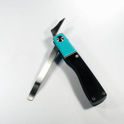 Kal Hooto Creations - Standard Folds Dab Tool (G10 Black x Blue)