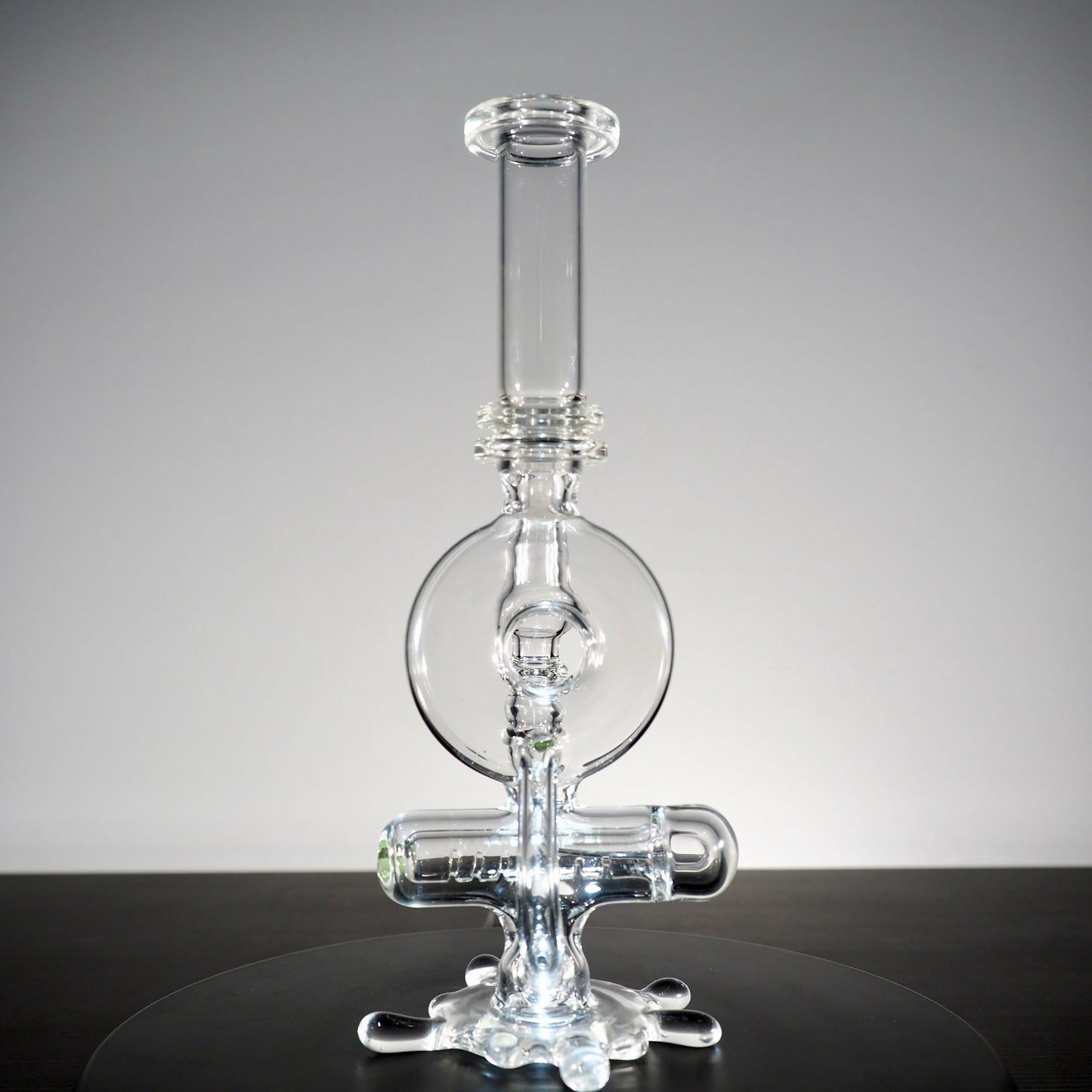 Aleycat Glass - Splatter Donut Recycler