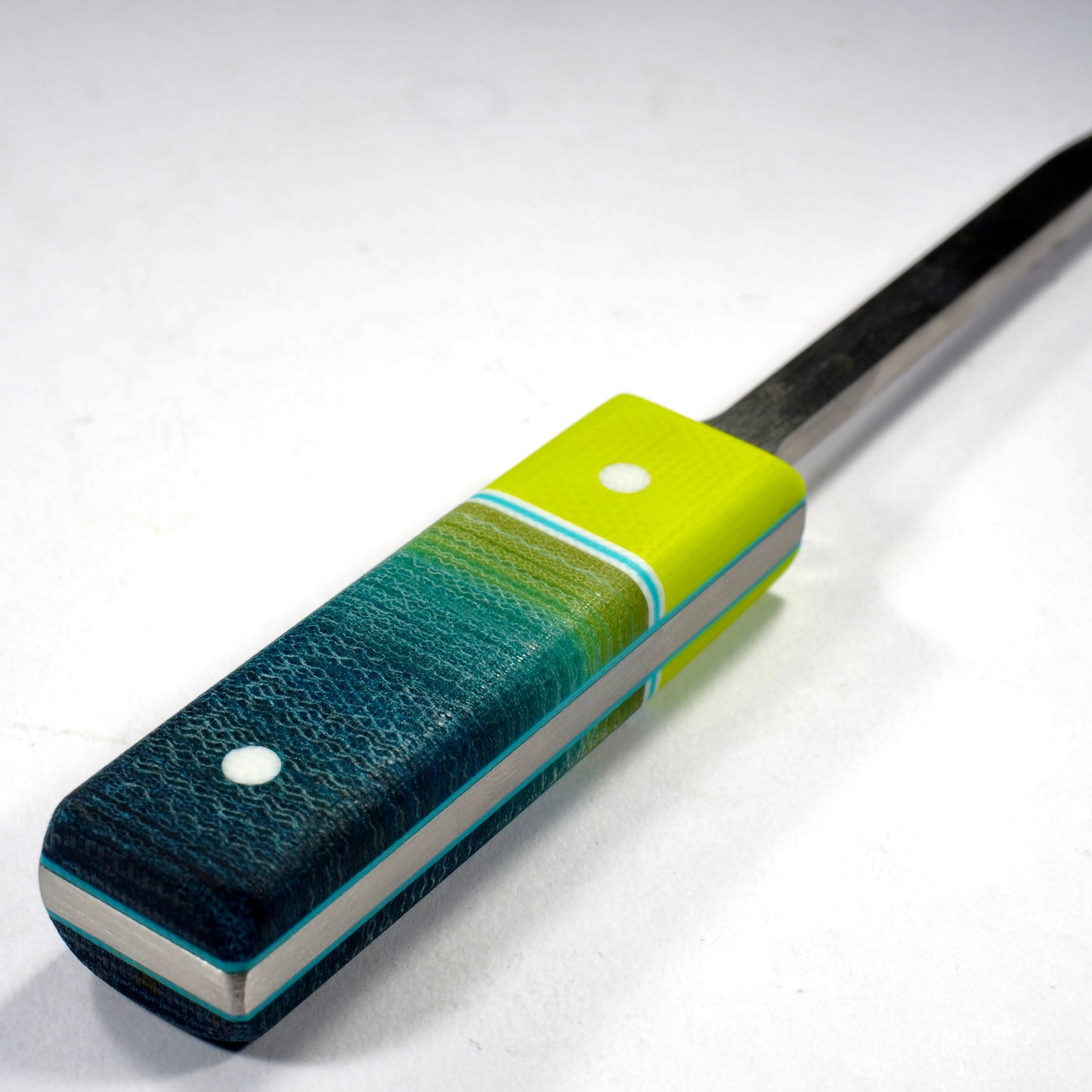 Kal Hooto Creations - The Heady Slim Dab Tool (UV Reactive x Micarta)