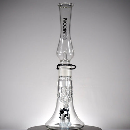 Honeycomb & Swiss Perc Bong with Helix Function