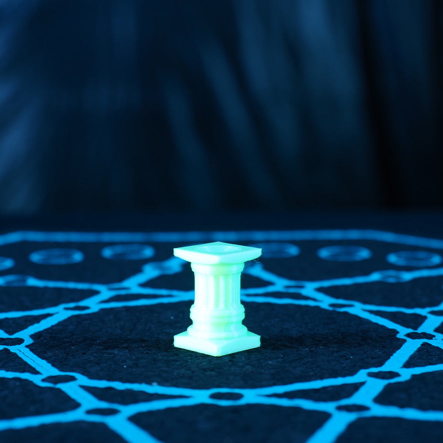 Vices - Roman Column Marble Stands (UV Glow in the dark)