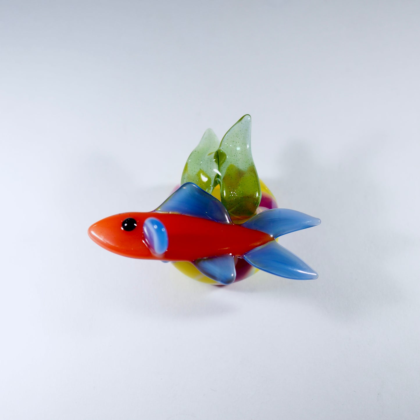 Reef Fish Pendant - Orange and Blue (UV)
