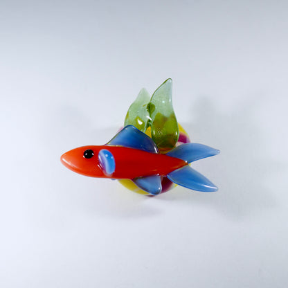 Reef Fish Pendant - Orange and Blue (UV)