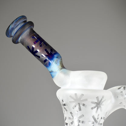 FUNKTION FACTORY - Blue Amber Purple Sandblasted Funkler