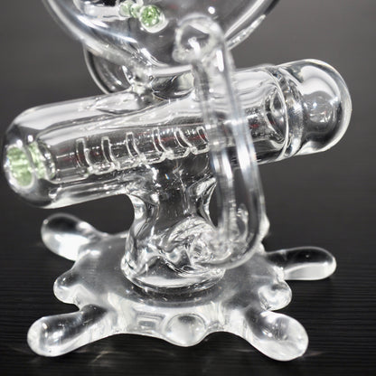 Aleycat Glass - Splatter Donut Recycler