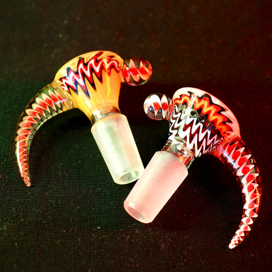 American Northstar Glass Wig Wag Horned Slide