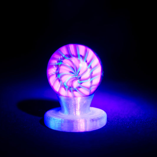 Blue Spiral Marble (UV)
