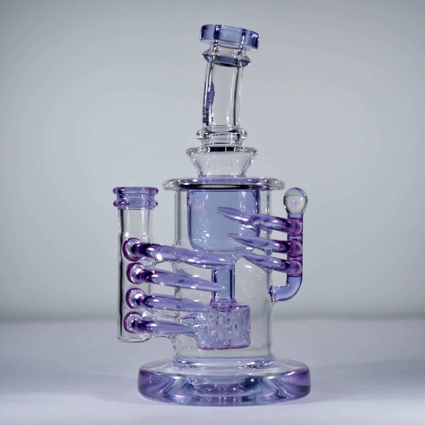 Calibear Horn Torus | 7" Dab Rig - Purple