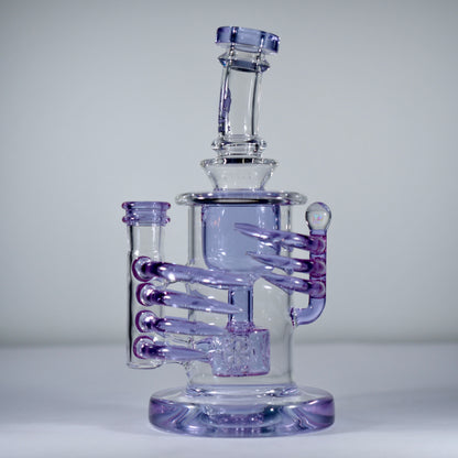 Calibear Horn Torus | 7" Dab Rig - Purple